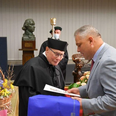 15 października 2021 r., Uroczystość nadania tytułu doktora honoris causa UR prof. Andrzejowi Koteckiemu