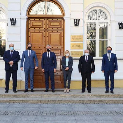 02. marca 2021 r., Posiedzenie Konferencji Rektorów Uczelni Rolniczych i Przyrodniczych w SGGW
