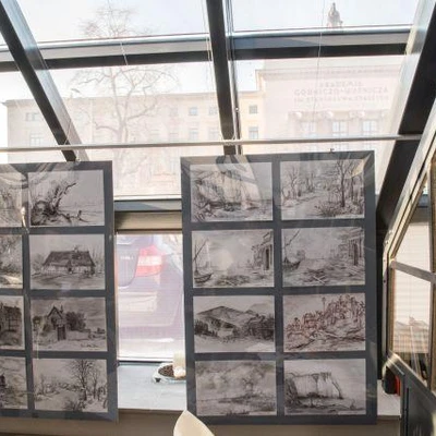 18 stycznia 2018 r., Wernisaż wystawy prac studentów Architektury Krajobrazu w Pojnarówce