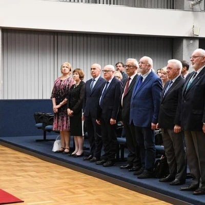 14 czerwca 2023 r.; Uroczystość nadania tytułu doktora honoris causa prof. Colinowi Scanesowi,