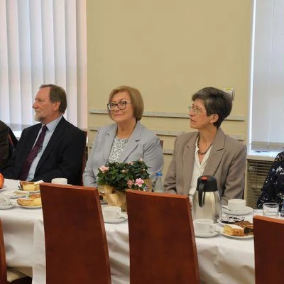 Spotkanie władz uczelni z emerytowanymi pracownikami uczelni