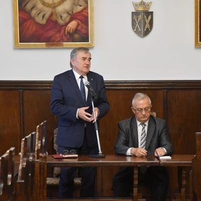 Wręczenie nominacji władzom uczelni