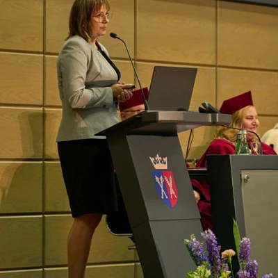 Nadanie tytułu doktora honoris causa Jerzemu Zawistowskiemu, profesorowi Uniwersytetu Kolumbii Brytyjskiej w Vancouver