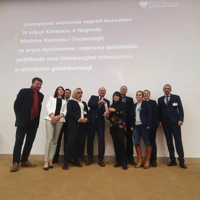 Wręczenie nagród Ministra Rozwoju, Pracy i Technologii dla Uniwersytetu Rolniczego w Krakowie