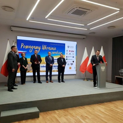 31. marca 2022 r., Briefing prasowy w Urzędzie Wojewódzkim w związku z wydarzeniem 