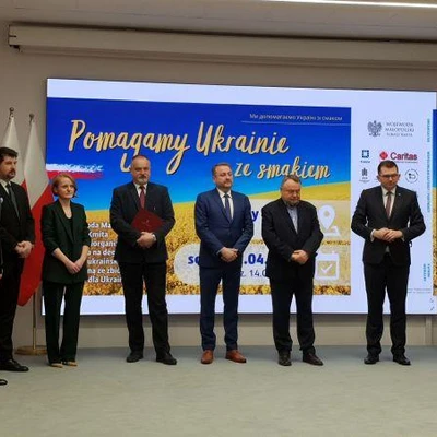 31. marca 2022 r., Briefing prasowy w Urzędzie Wojewódzkim w związku z wydarzeniem 