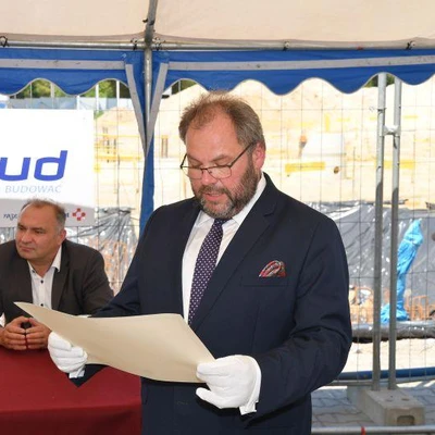 6 lipca 2021 r., Uroczystość wmurowania aktu erekcyjnego pod Budowę Centrum Innowacji oraz Badań Prozdrowotnej i Bezpiecznej Żywności