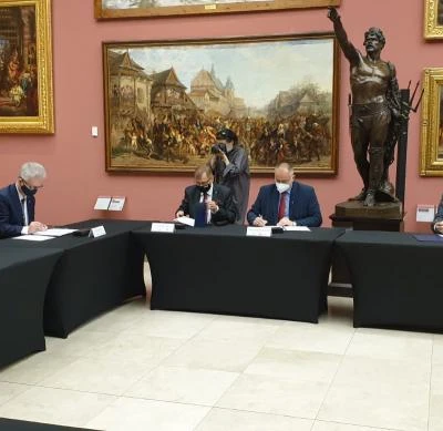 13. maja 2021 r., Podpisanie porozumienia o współpracy na rzecz rozwoju Forum Gospodarczego w Krynicy-Zdroju