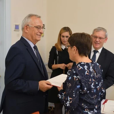 Spotkanie władz uczelni z emerytowanymi pracownikami uczelni