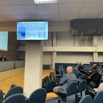 27 luty 2023 r., Seminarium naukowe dyscyplin: Nauki Leśne oraz Inżynieria Lądowa, Geodezja i Transport Uniwersytetu Rolniczego w Krakowie