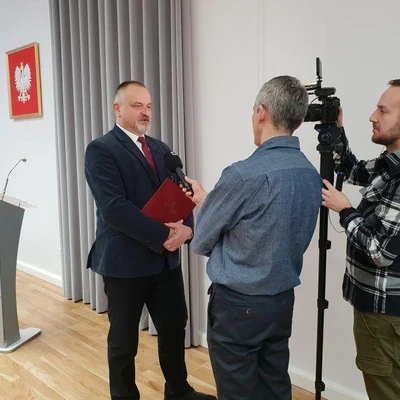 31. marca 2022 r., Briefing prasowy w Urzędzie Wojewódzkim w związku z wydarzeniem 