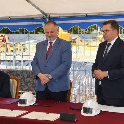 6 lipca 2021 r., Uroczystość wmurowania aktu erekcyjnego pod Budowę Centrum Innowacji oraz Badań Prozdrowotnej i Bezpiecznej Żywności