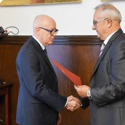 Wręczenie nominacji władzom uczelni