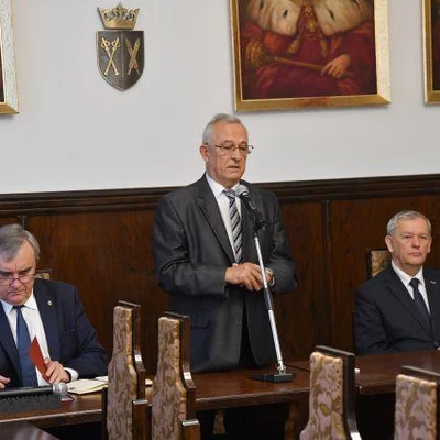 Wręczenie nominacji władzom uczelni