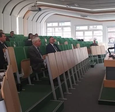 13 stycznia 2023 r., Wiceminister Finansów dr hab. Sebastian Skuza, prof. UW, z wizytą i wykładem dla studentów MBA