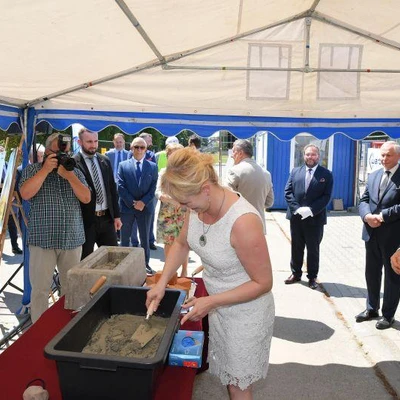 6 lipca 2021 r., Uroczystość wmurowania aktu erekcyjnego pod Budowę Centrum Innowacji oraz Badań Prozdrowotnej i Bezpiecznej Żywności