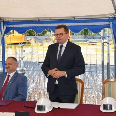 6 lipca 2021 r., Uroczystość wmurowania aktu erekcyjnego pod Budowę Centrum Innowacji oraz Badań Prozdrowotnej i Bezpiecznej Żywności
