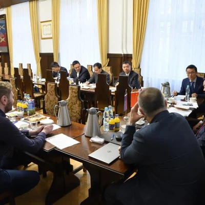 16 stycznia 2020 r., Spotkanie z delegacją z Chin
