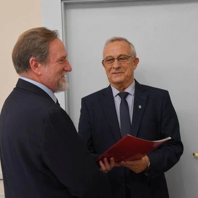 Spotkanie władz uczelni z emerytowanymi pracownikami uczelni