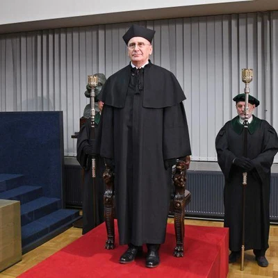 10 maja 2023 r.; Uroczystość nadania tytułu doktora honoris causa prof. Henrykowi Runowskiemu,