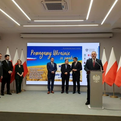 31. marca 2022 r., Briefing prasowy w Urzędzie Wojewódzkim w związku z wydarzeniem 