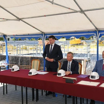 6 lipca 2021 r., Uroczystość wmurowania aktu erekcyjnego pod Budowę Centrum Innowacji oraz Badań Prozdrowotnej i Bezpiecznej Żywności