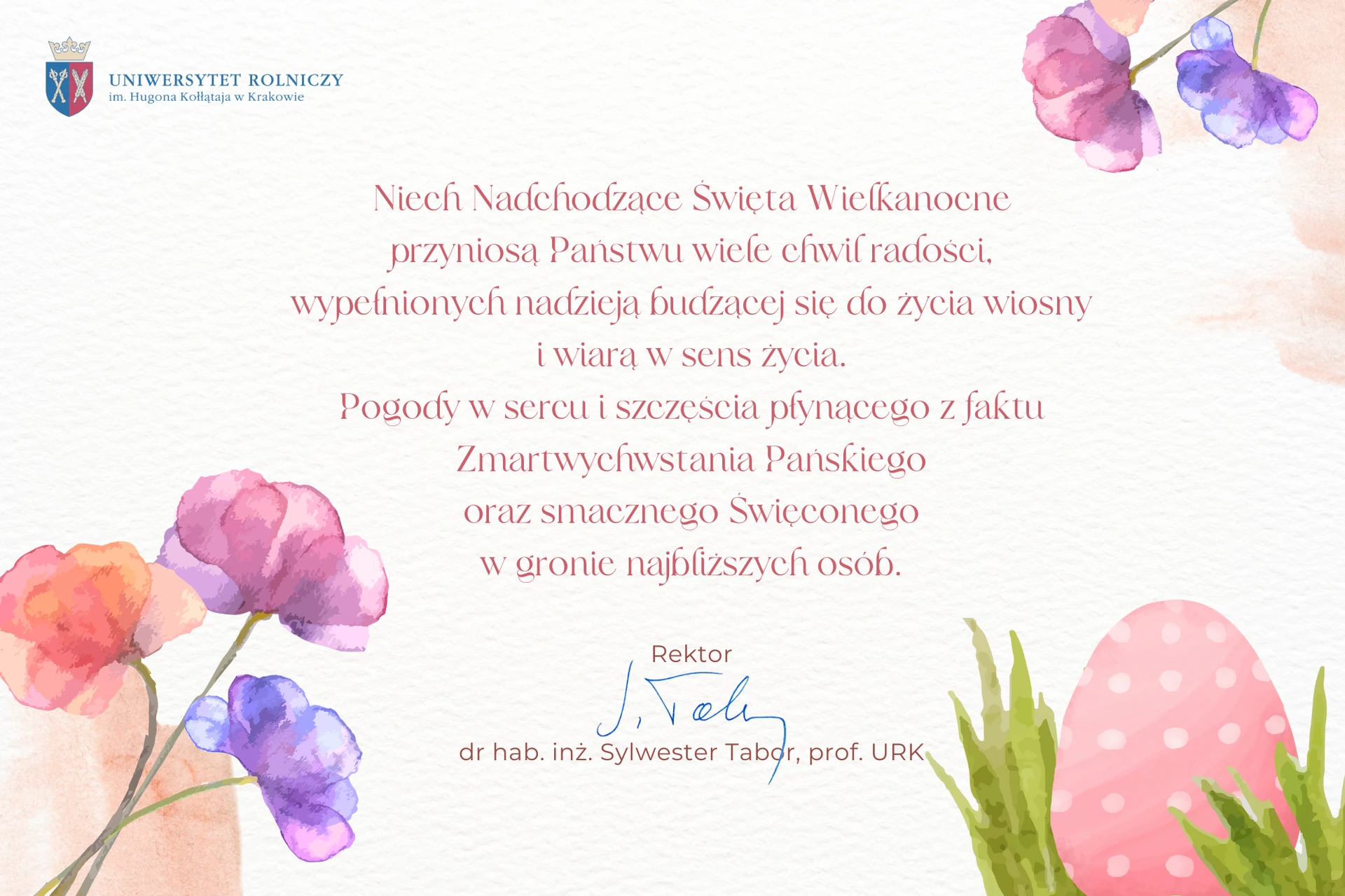 Życzenia Wielkanocne 2022