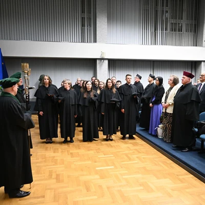 Uroczyste promocje doktorów habilitowanych i doktorów oraz odnowienie doktoratów w Uniwersytecie Rolniczym w Krakowie, fot. 18