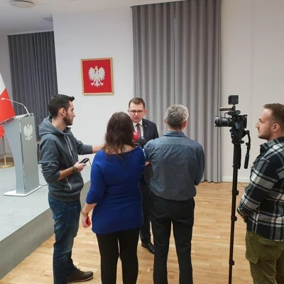 31. marca 2022 r., Briefing prasowy w Urzędzie Wojewódzkim w związku z wydarzeniem 