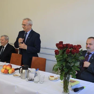 Spotkanie władz uczelni z emerytowanymi pracownikami uczelni