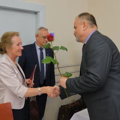 Spotkanie władz uczelni z emerytowanymi pracownikami uczelni