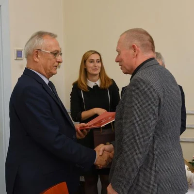 Spotkanie władz uczelni z emerytowanymi pracownikami uczelni