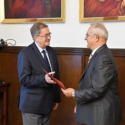 Wręczenie nominacji władzom uczelni