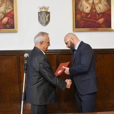 Wręczenie nominacji władzom uczelni