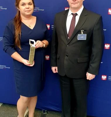 Wręczenie nagród Ministra Rozwoju, Pracy i Technologii dla Uniwersytetu Rolniczego w Krakowie