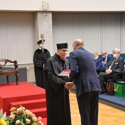 15 października 2021 r., Uroczystość nadania tytułu doktora honoris causa UR prof. Andrzejowi Koteckiemu