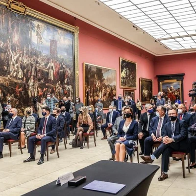 13. maja 2021 r., Podpisanie porozumienia o współpracy na rzecz rozwoju Forum Gospodarczego w Krynicy-Zdroju