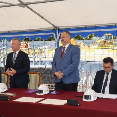 6 lipca 2021 r., Uroczystość wmurowania aktu erekcyjnego pod Budowę Centrum Innowacji oraz Badań Prozdrowotnej i Bezpiecznej Żywności