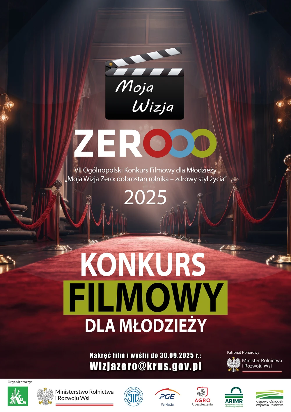 plakat konkursu moja wizja zero