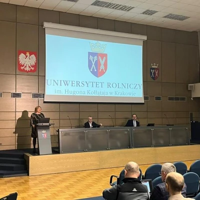 27 luty 2023 r., Seminarium naukowe dyscyplin: Nauki Leśne oraz Inżynieria Lądowa, Geodezja i Transport Uniwersytetu Rolniczego w Krakowie
