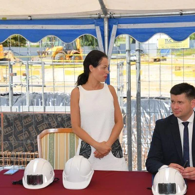 6 lipca 2021 r., Uroczystość wmurowania aktu erekcyjnego pod Budowę Centrum Innowacji oraz Badań Prozdrowotnej i Bezpiecznej Żywności