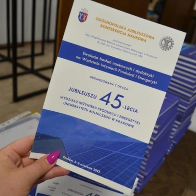 5-6 września 2022 r., Konferencja z okazji Jubileuszu 45-lecia Wydziału Inżynierii Produkcji i Energetyki