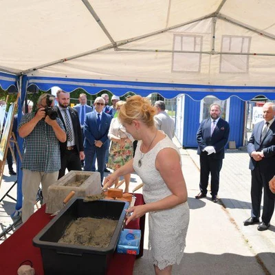 6 lipca 2021 r., Uroczystość wmurowania aktu erekcyjnego pod Budowę Centrum Innowacji oraz Badań Prozdrowotnej i Bezpiecznej Żywności