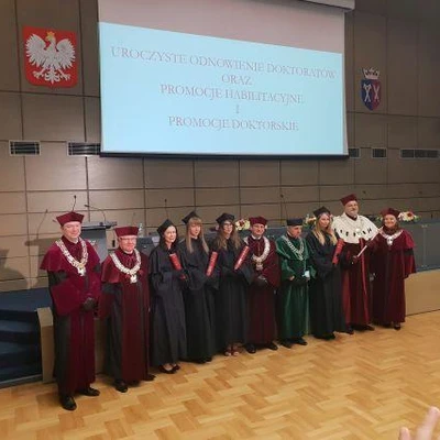 18 czerwca 2021 r., Uroczyste odnowienie doktoratów oraz promocje habilitacyjne i doktorskie