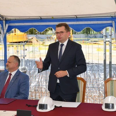 6 lipca 2021 r., Uroczystość wmurowania aktu erekcyjnego pod Budowę Centrum Innowacji oraz Badań Prozdrowotnej i Bezpiecznej Żywności