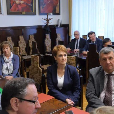 Wręczenie nominacji władzom uczelni