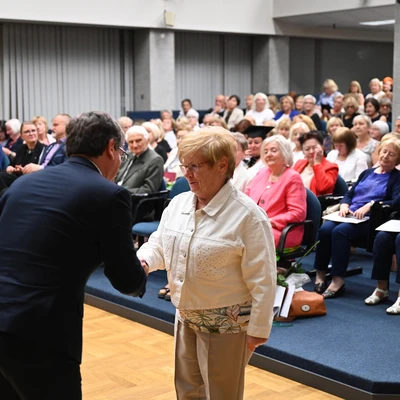 6.06.2025 r. Uroczyste zakończenie studiów na Uniwersytecie Trzeciego Wieku
