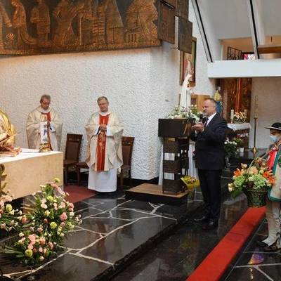 6 października 2021 r., Msza święta w kościele pw. Pana Jezusa Dobrego Pasterza