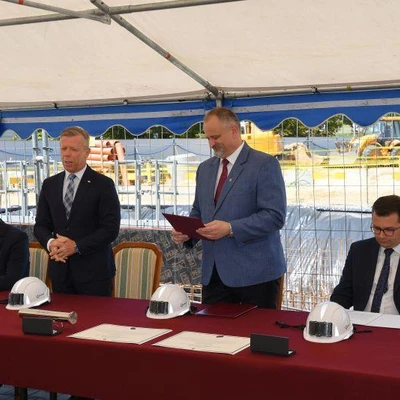 6 lipca 2021 r., Uroczystość wmurowania aktu erekcyjnego pod Budowę Centrum Innowacji oraz Badań Prozdrowotnej i Bezpiecznej Żywności