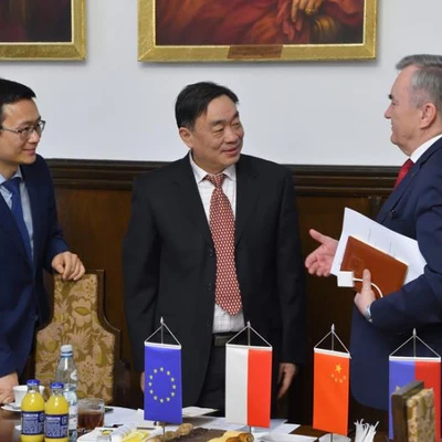 16 stycznia 2020 r., Spotkanie z delegacją z Chin
